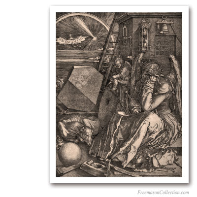 Melencolia. Albrecht Durer, 1514. An extraordinary engraving. Masonic Art