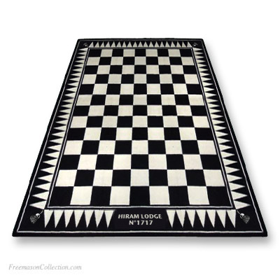 Personalized Lodge carpet 200x300. Mosaic Pavement.