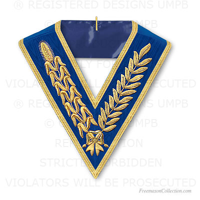 Grand Lodge Collar - Full Dress - Moire. 