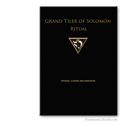 Grand Tiler of Solomon Ritual. AMD, Allied Masonic Degrees.