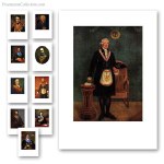 Portraits of Masons. Series 3. Portraits.. Freemasonry